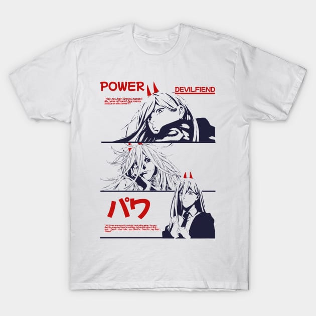 power | Blood Devil T-Shirt by MrizzArt